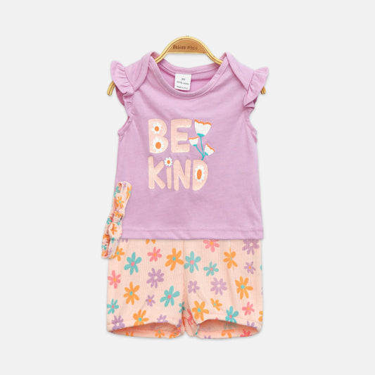 3-Piece "Be Kind" Short Set