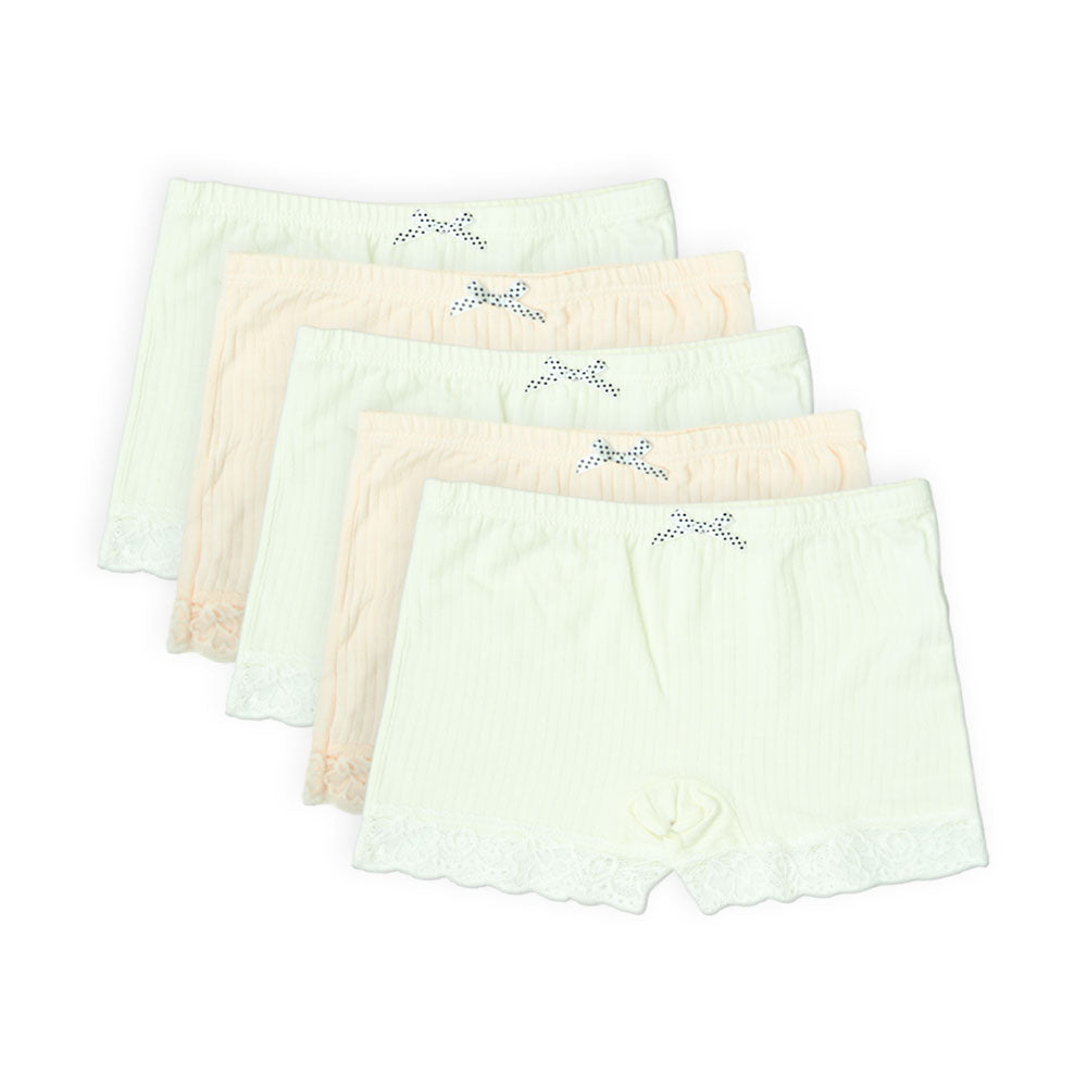 Sweet Ribbed Bow Boxer Set Pk-5