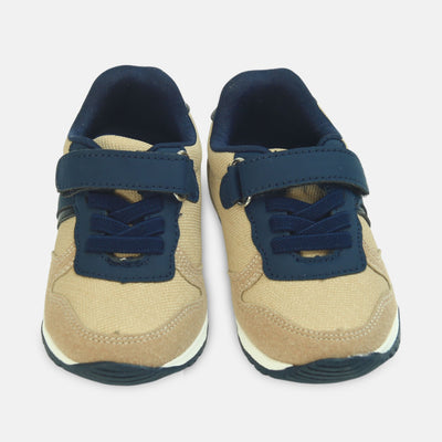 Boy Canvas Beige Sneakers