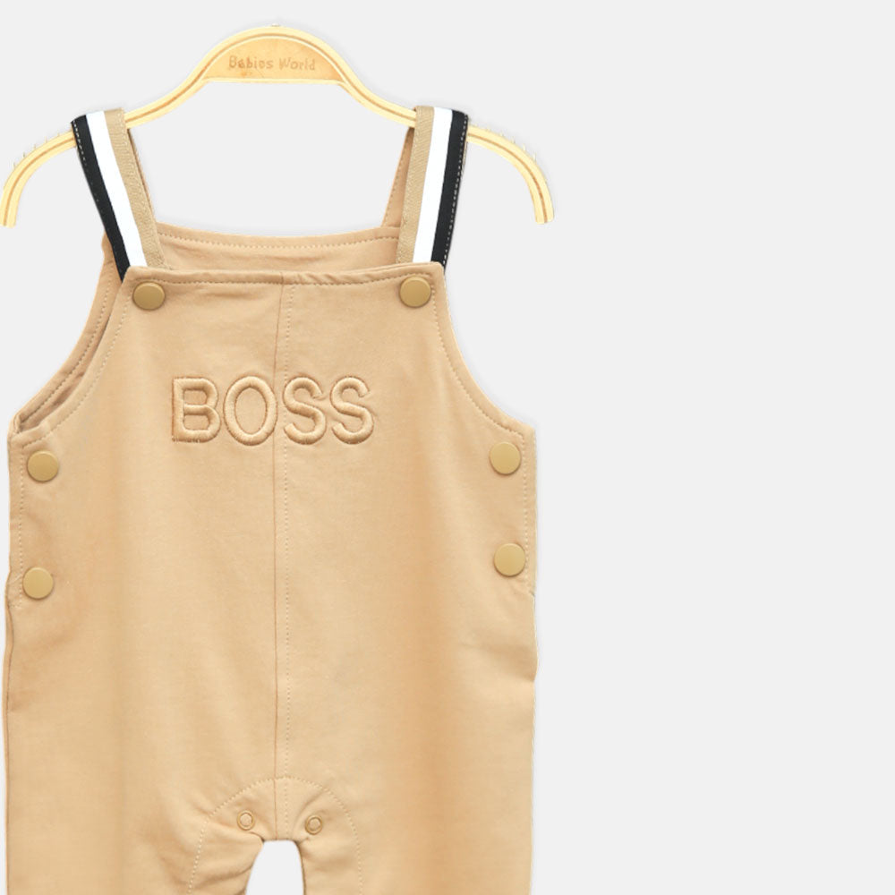 Boys' Camel Dungaree