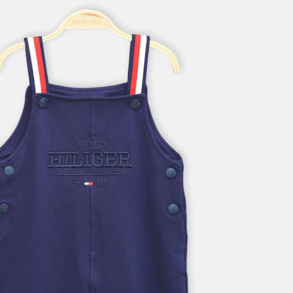 Boys Navy Blue Dungaree