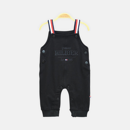 Boys Black Dungaree