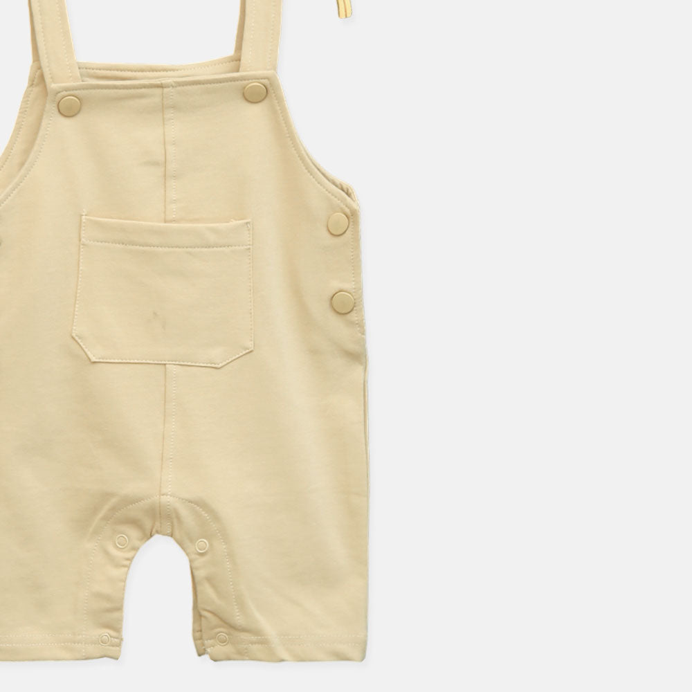 Boys' Beige Dungaree