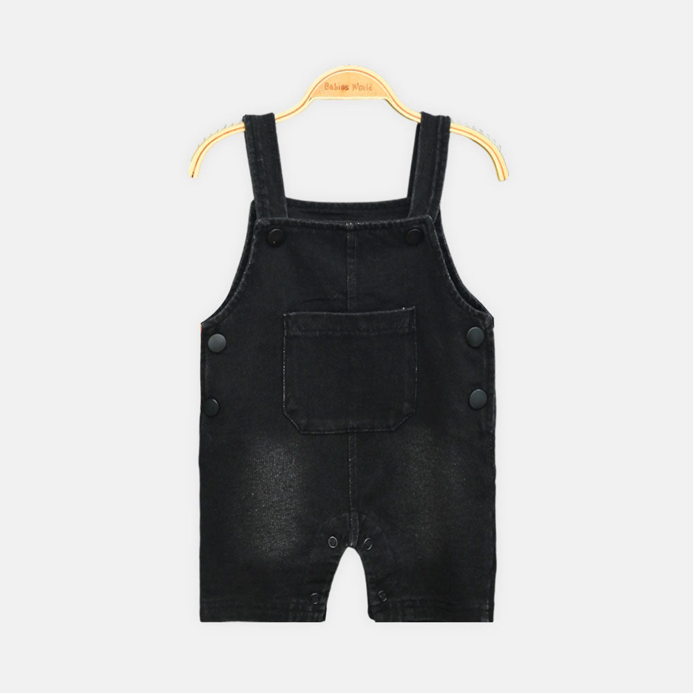 Boys' Black Dungaree