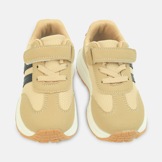 Boy Neutral Velcro Sneakers