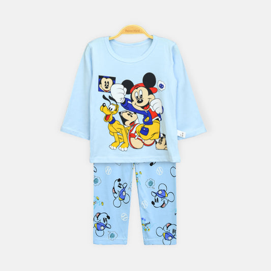 Mickey & Pluto Blue Set
