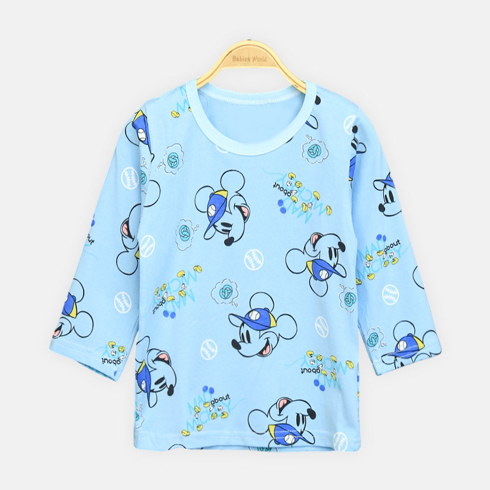 Boy Lightning Mcqueen Purple Nightsuit