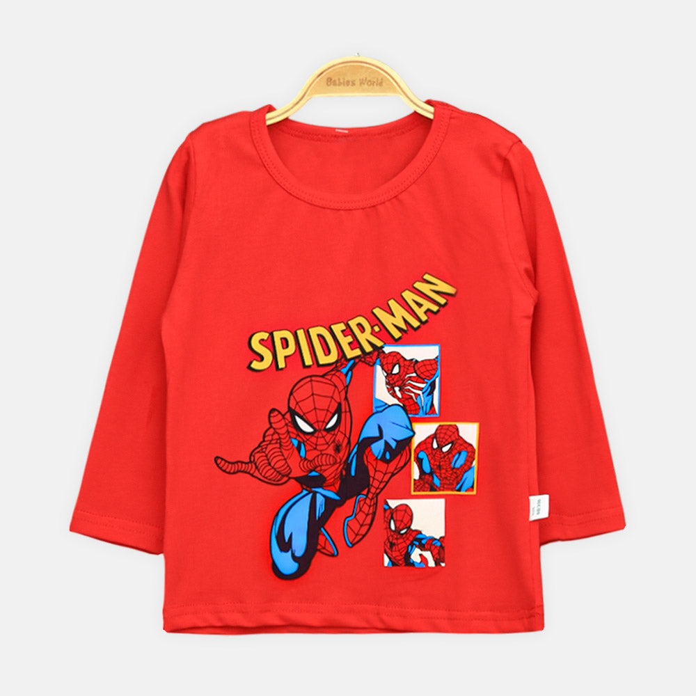 Boys' Spider-Man Cotton Nightsuit