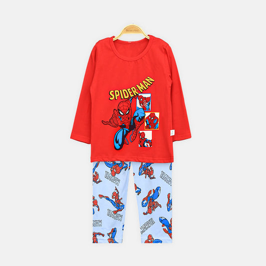Boys' Spider-Man Cotton Nightsuit