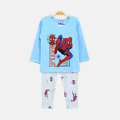 Boys' Spider-Man Cotton Nightsuit