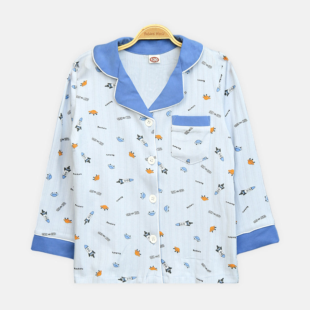 Boys' Spider-Man Blue Nightsuit