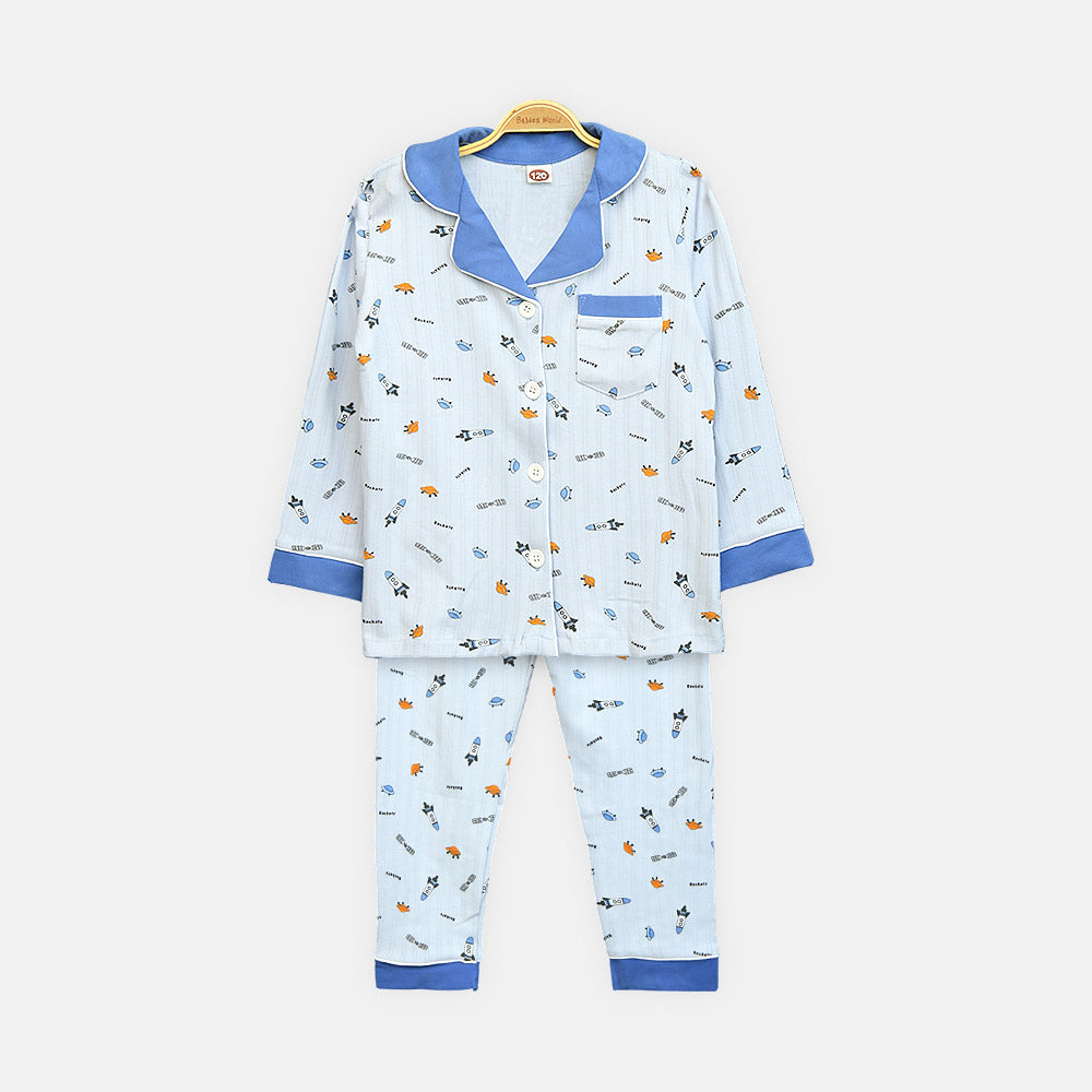 Boys' Spider-Man Blue Nightsuit
