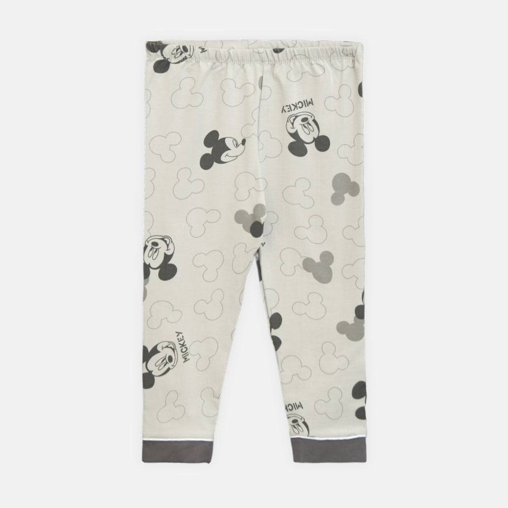 Boy Mickey Silhouette Button-Up Nightsuit