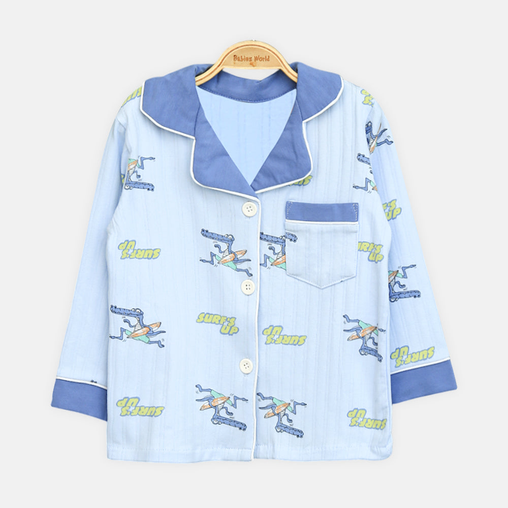 Boy Surf's Up Dinosaur Nightsuit