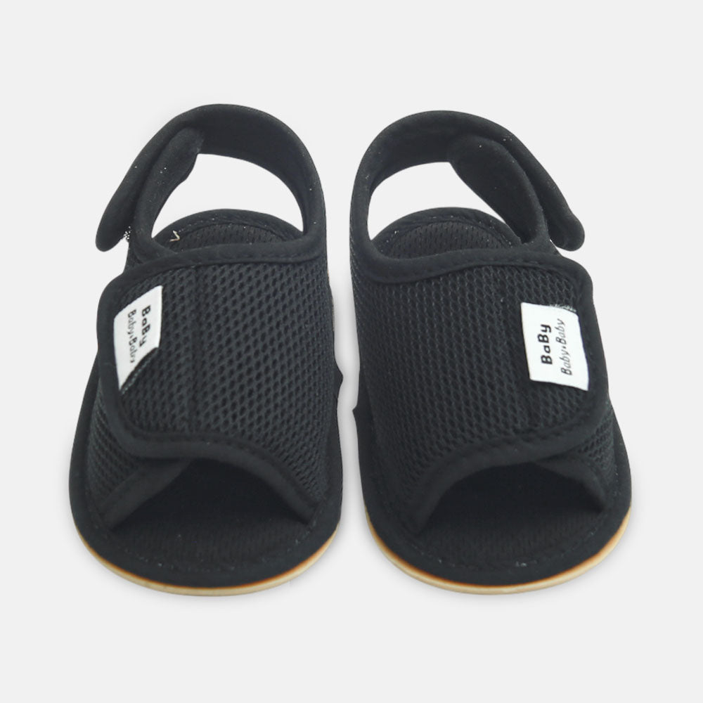Boys Pre walker Breezy Black Mesh Sandals