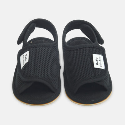 Boys Pre walker Breezy Black Mesh Sandals
