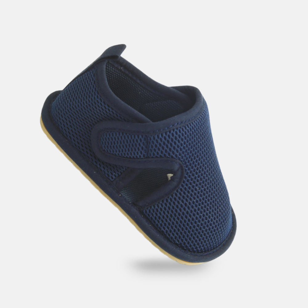 Boy Pre Walker Bear Face White Sneakers