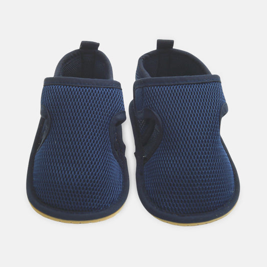 Boy Pre Walker Bear Face White Sneakers