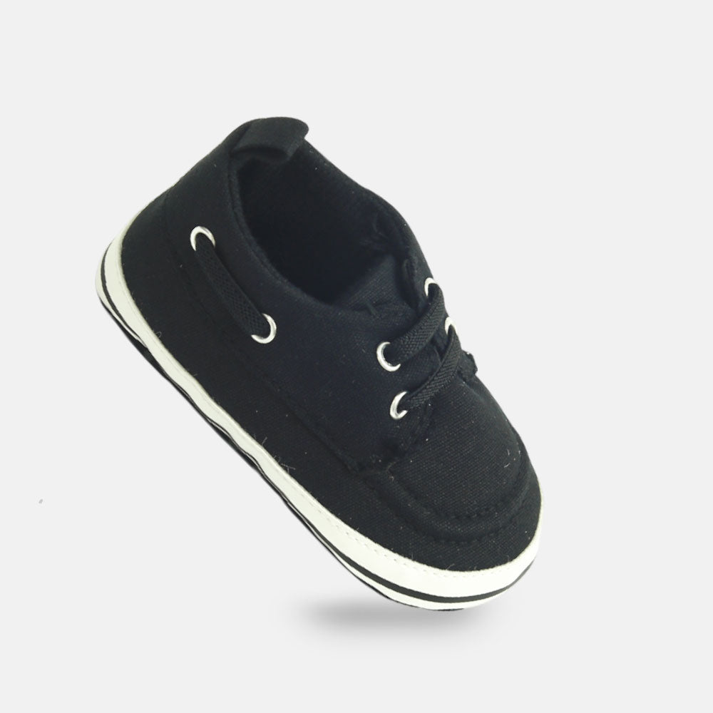 Boy Pre Walker Classic Black Mini Sneakers