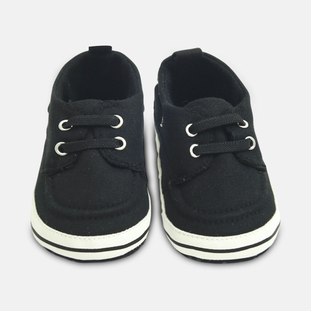 Boy Pre Walker Classic Black Mini Sneakers