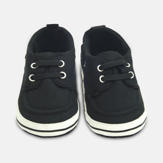 Boy Pre Walker Classic Black Mini Sneakers