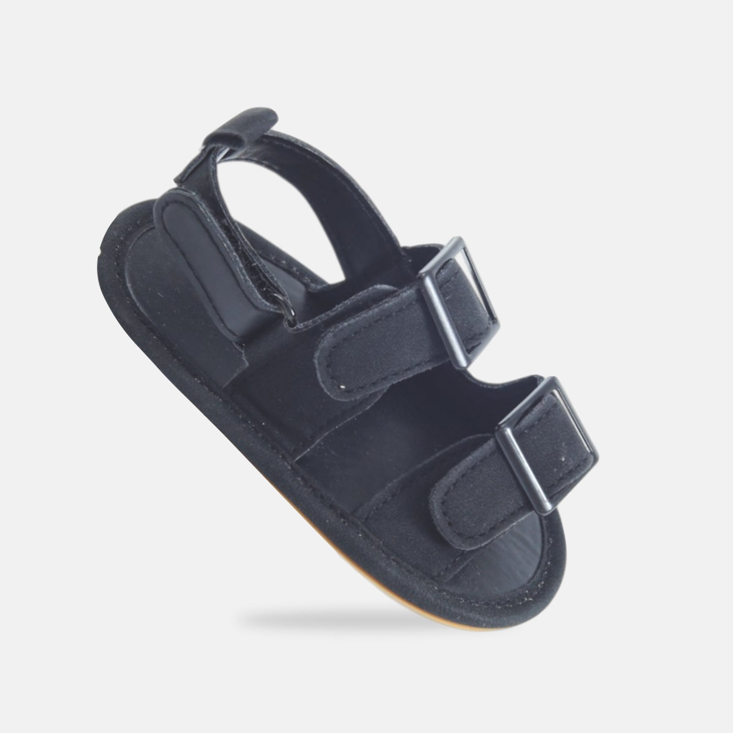 Black Infant Cage Sandals