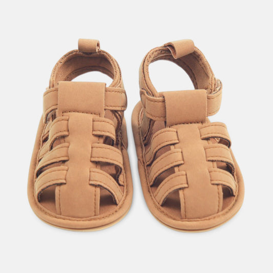 Tan Infant Cage Sandals