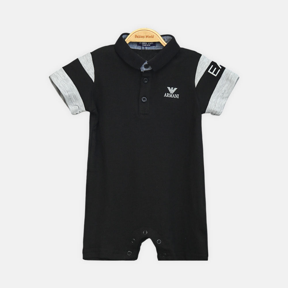 Black Armani Boy Romper