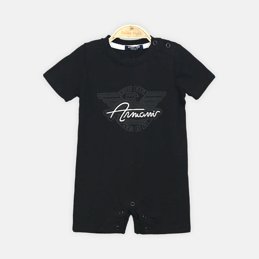 Black Stylish Boy Romper