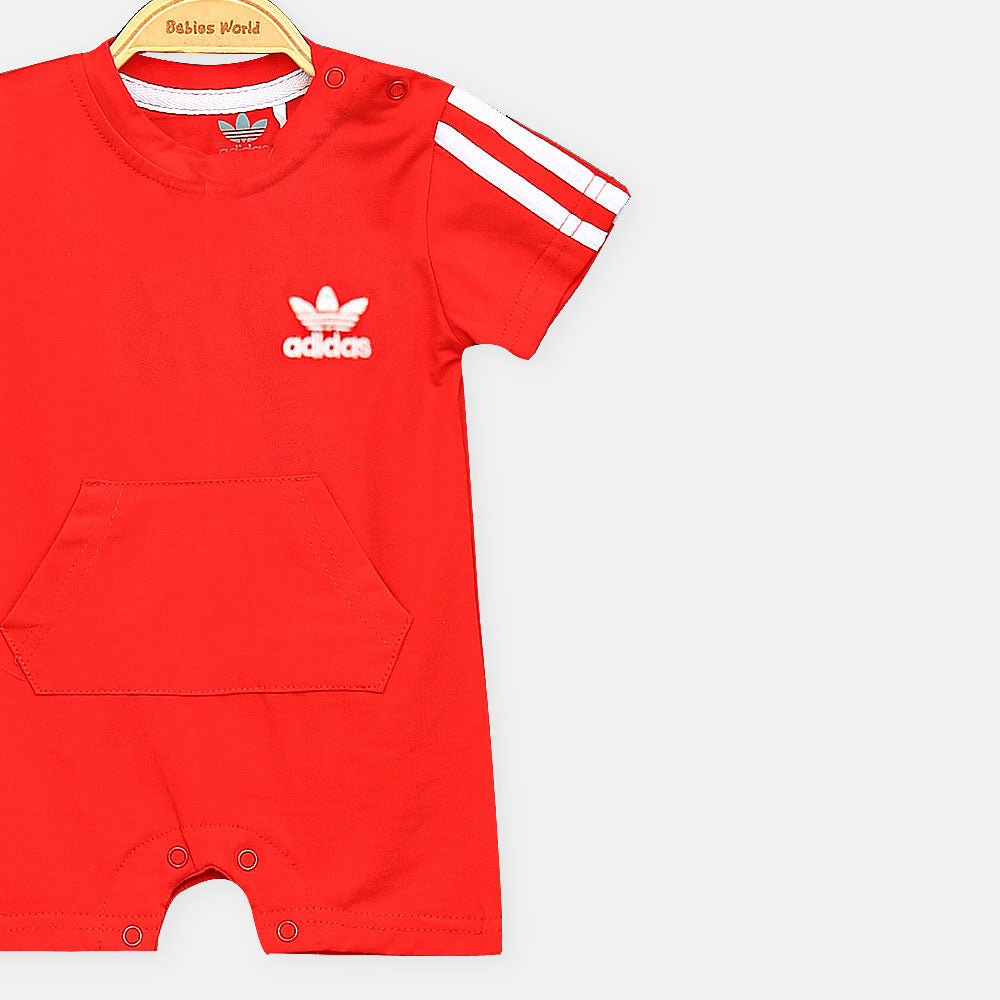 Red Adidas Boy Romper