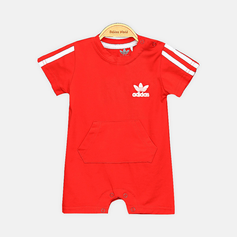 Red Adidas Boy Romper