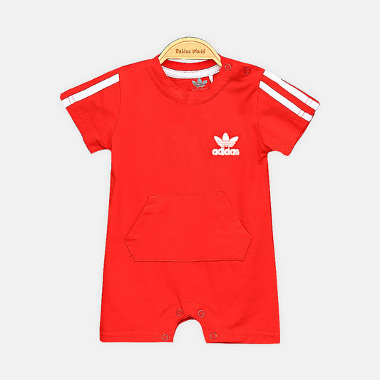 Red Adidas Boy Romper