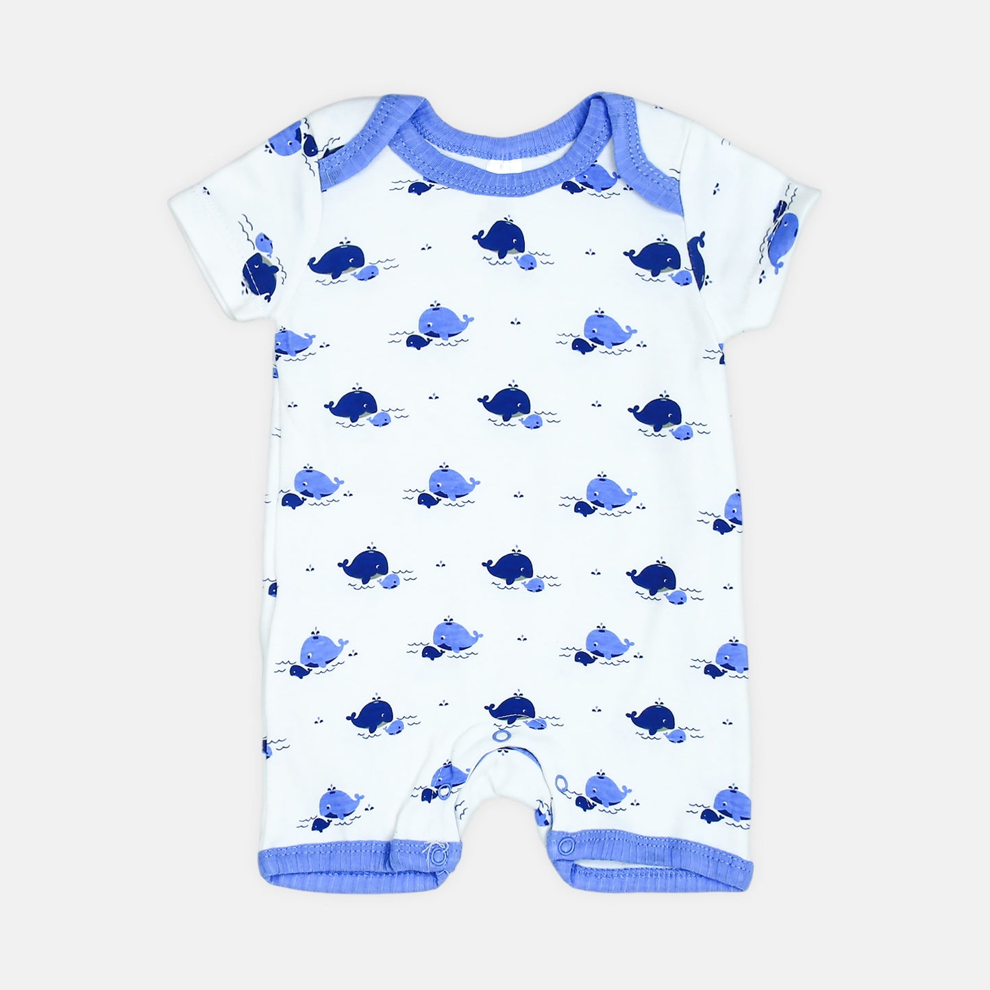 Whale 3-Piece Romper & Socks Set
