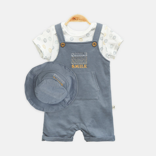 Smile Romper & Hat Set