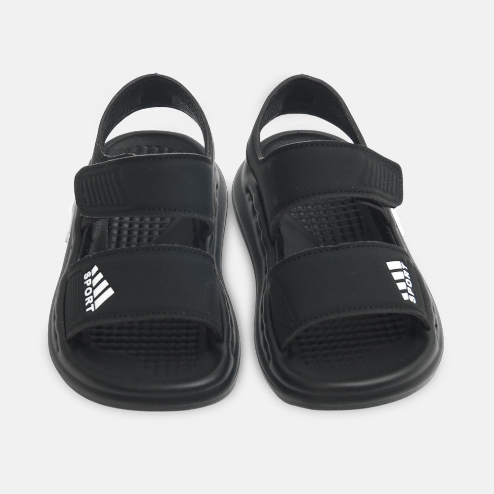 Boy Sporty All-Black Everyday Sandals