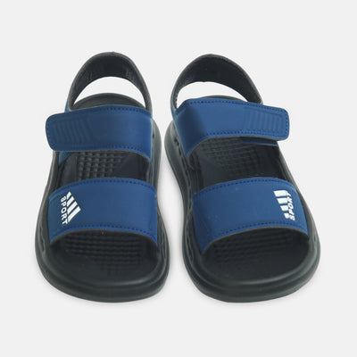 Boys Sporty Navy Slides
