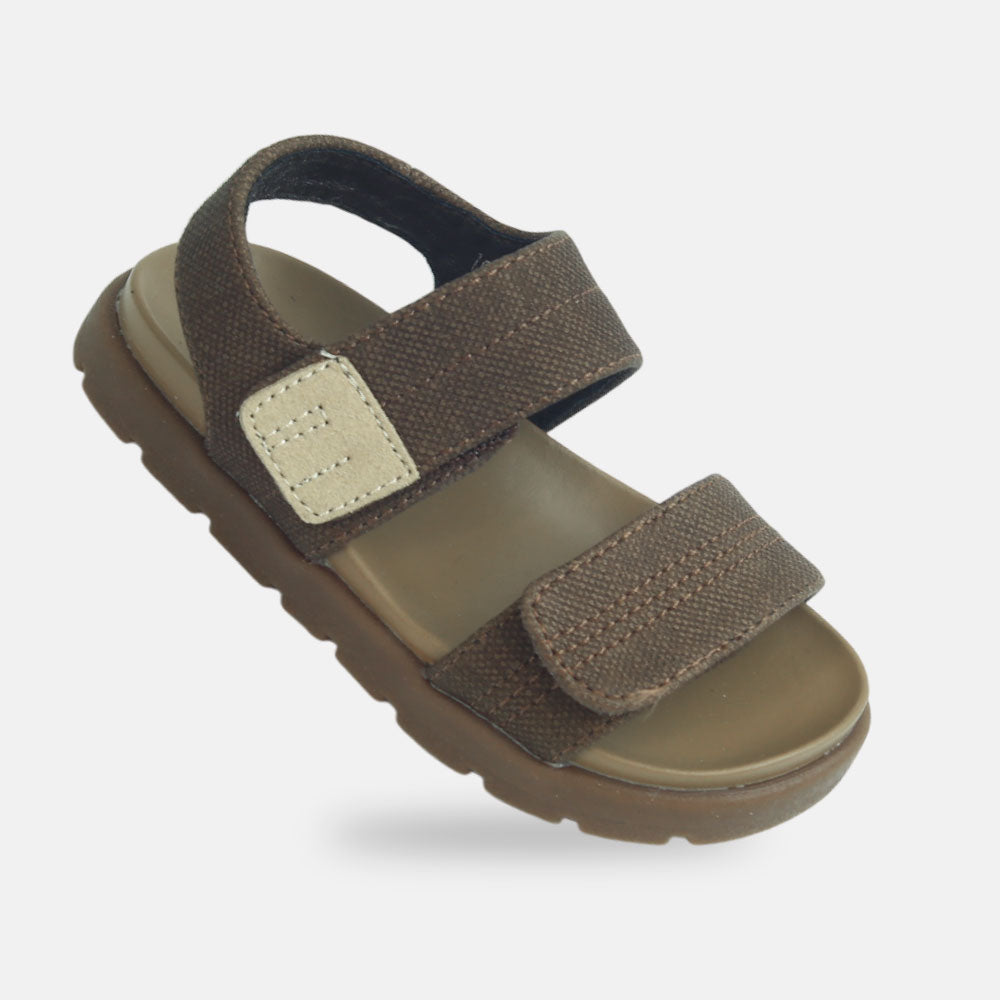 Boy Sandal Cozy Brown
