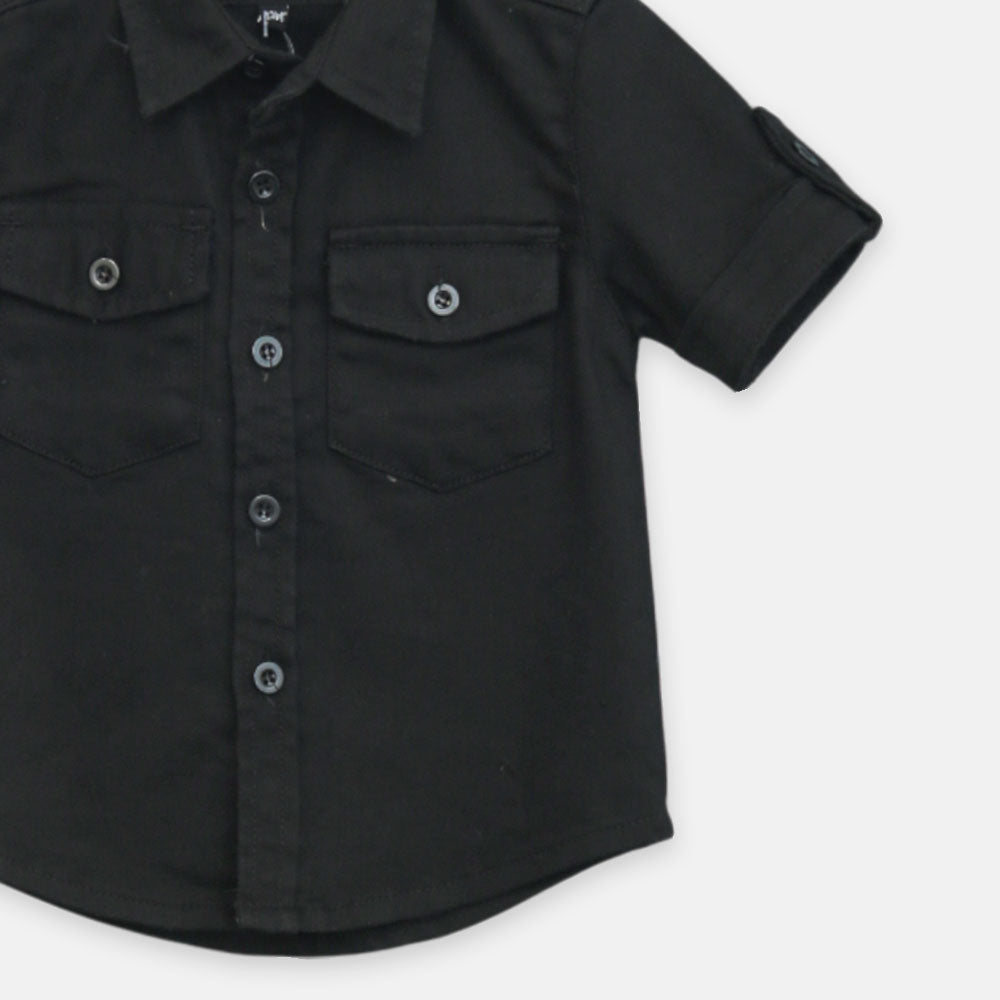 Boy Diesel Black Denim Shirt