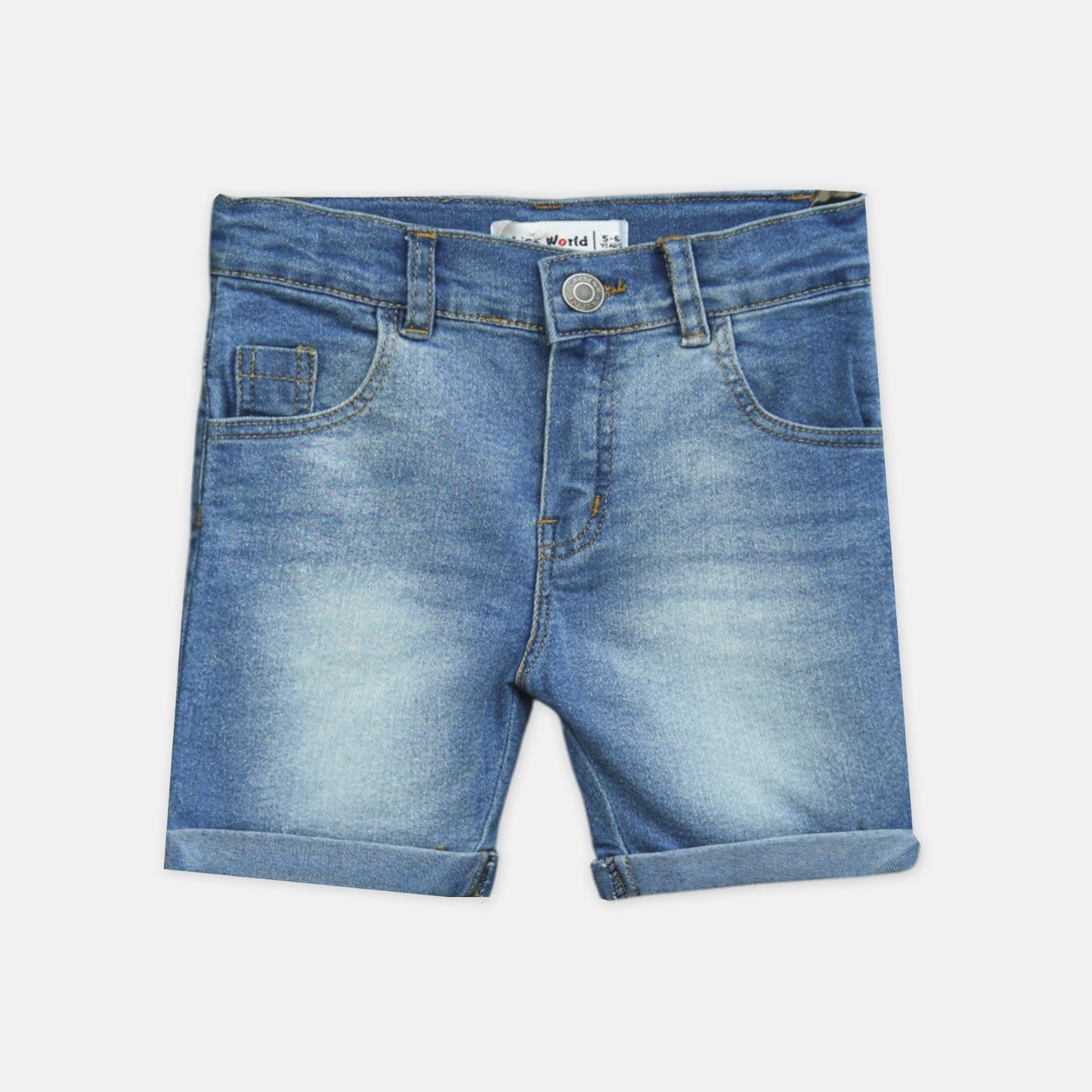 Light Wash Denim Shorts