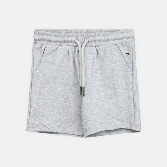 Boy Cozy Grey Flag Shorts