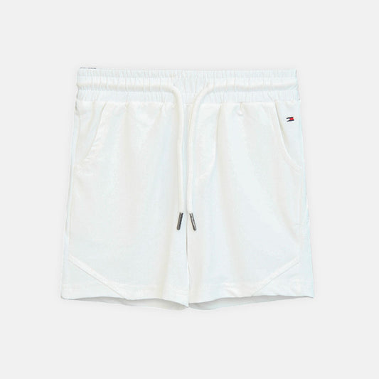 Boy Cozy White Flag Shorts