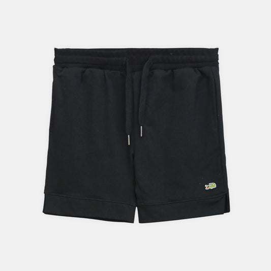 Boy Cozy Black Signature Shorts