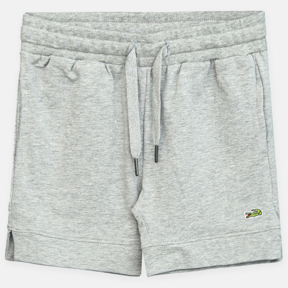 Boy Cozy Grey Marled Shorts