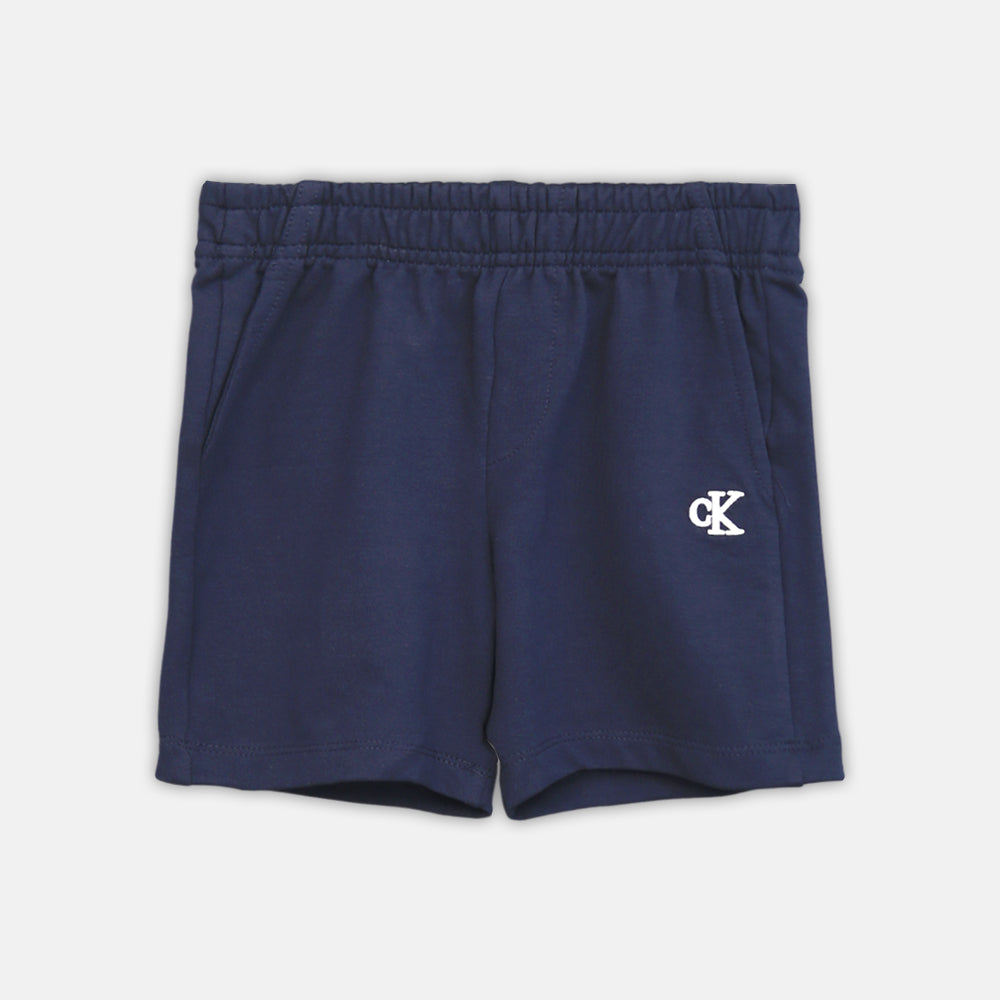 Boy Cozy Navy Blue Shorts
