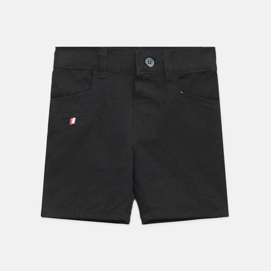 Black Smart Chino Short