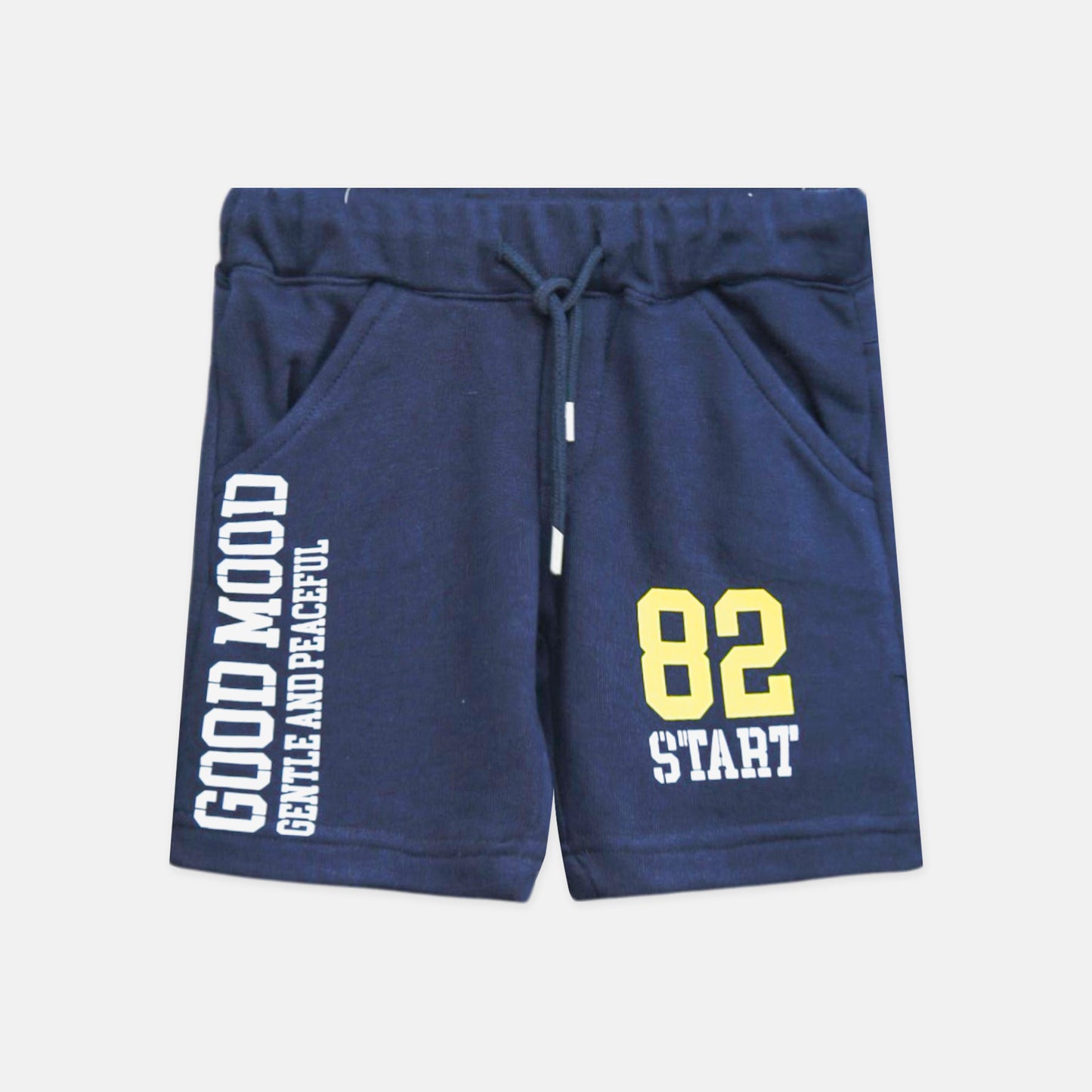 Blue Graphic Short
