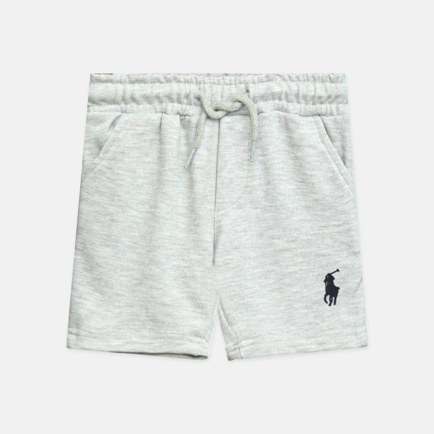 Grey Chino Sweat Polo Short