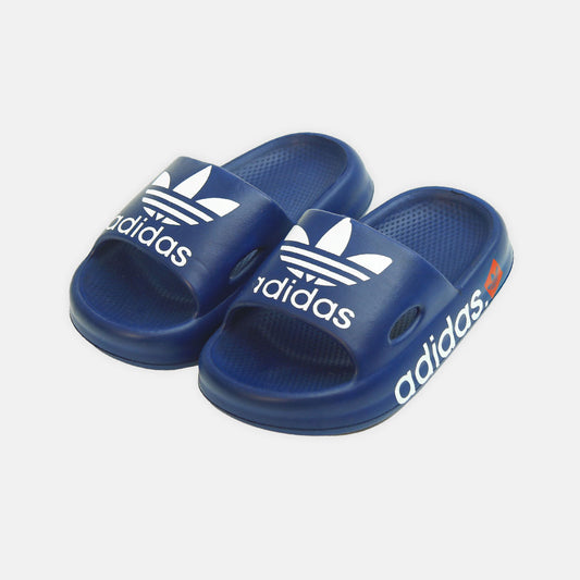 Boy Navy Adidas Slides