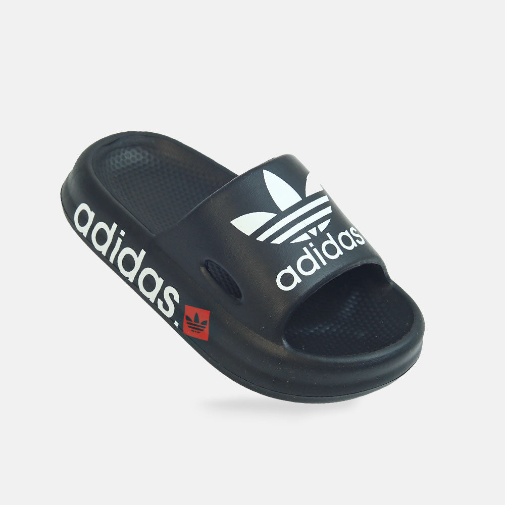 Boy Adidas Black Slides