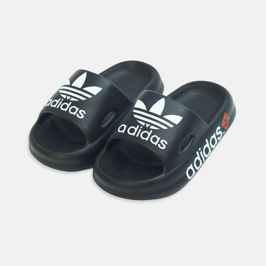 Boy Adidas Black Slides